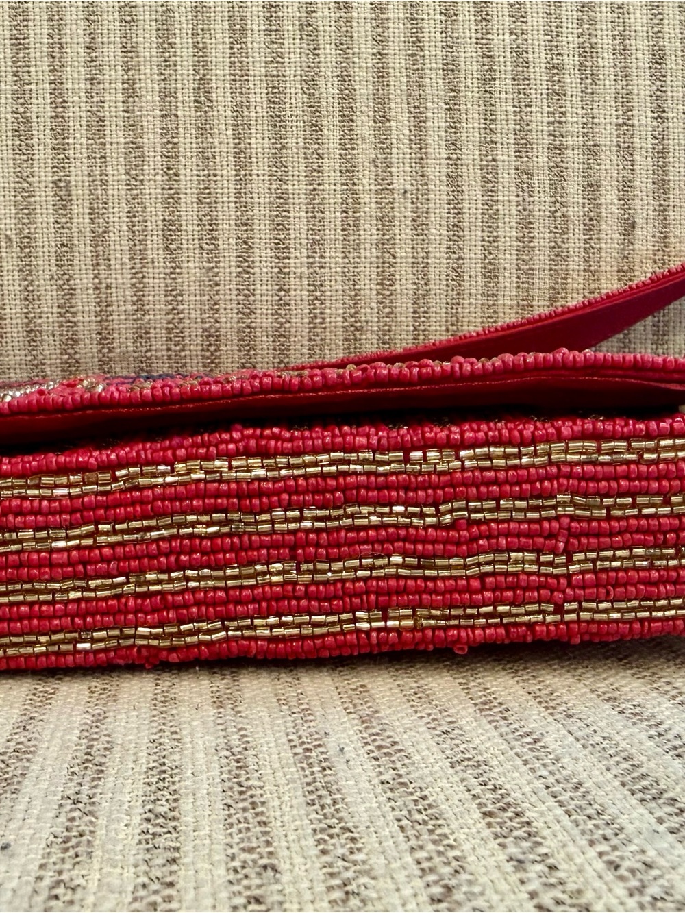 New Made in India Beaded Shoulder Drink Bag - Picture 7 of 16